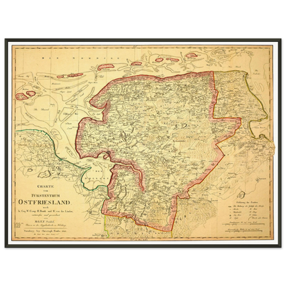 Historical city map  Test product horizontal 3 sizes