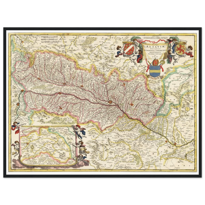 Historical city map  Test product horizontal 3 sizes