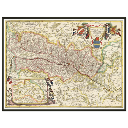 Historical city map  Test product horizontal 3 sizes