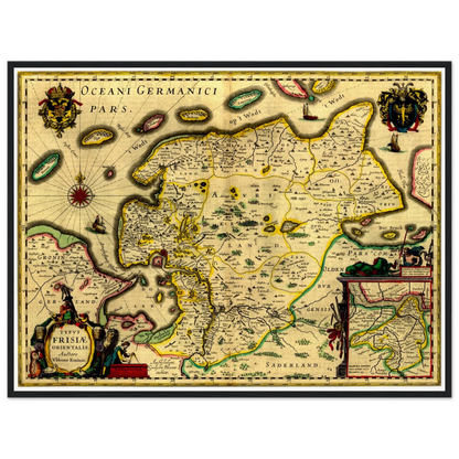 Historical city map  Test product horizontal 3 sizes