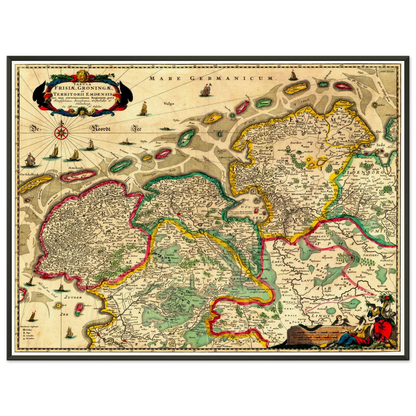 Historical city map  Test product horizontal 3 sizes