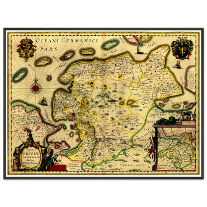 Historical city map  Test product horizontal 3 sizes