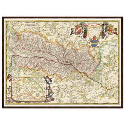 Historical city map  Test product horizontal 3 sizes