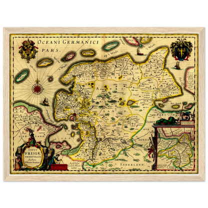 Historical city map  Test product horizontal 3 sizes