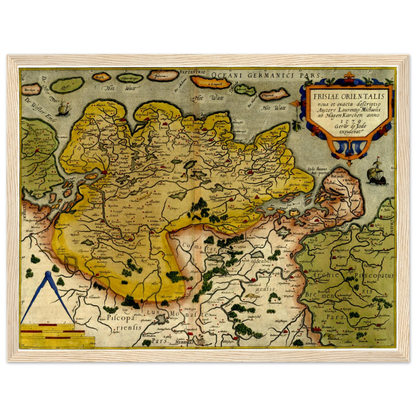 Historical city map  Test product horizontal 3 sizes