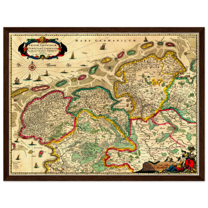 Historical city map  Test product horizontal 3 sizes