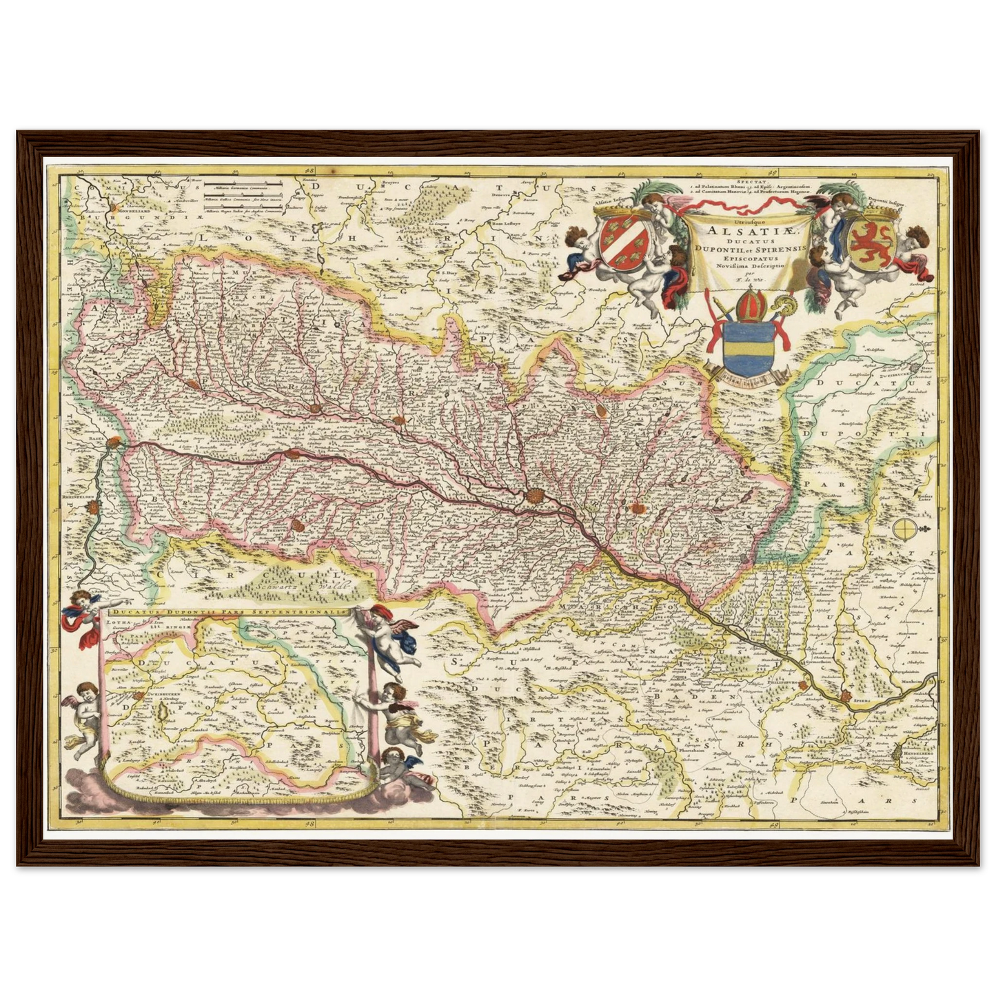 Historical city map  Test product horizontal 3 sizes