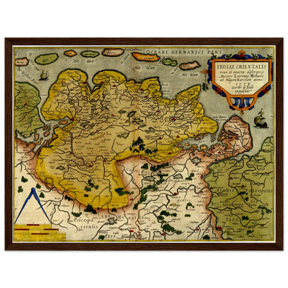 Historical city map  Test product horizontal 3 sizes