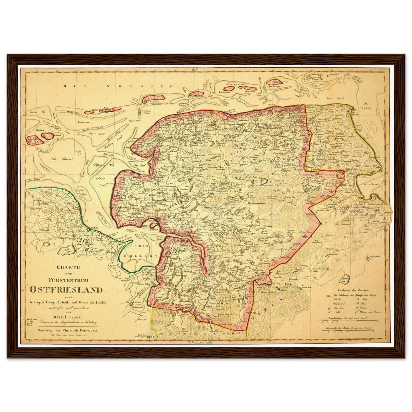 Historical city map  Test product horizontal 3 sizes