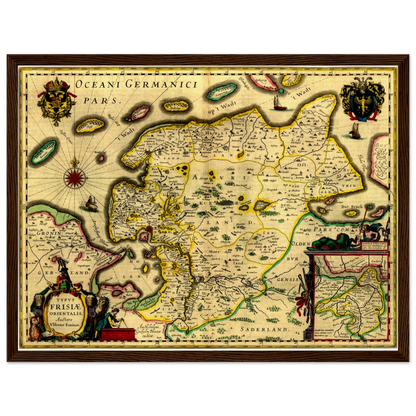 Historical city map  Test product horizontal 3 sizes