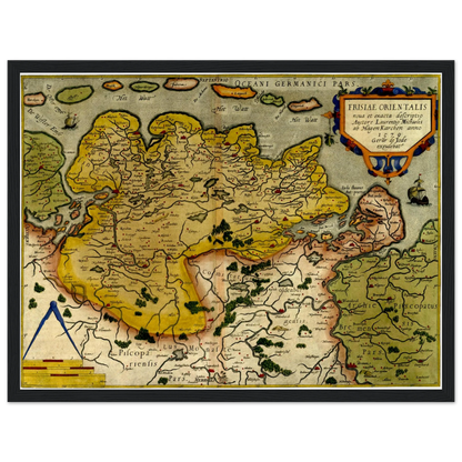 Historical city map  Test product horizontal 3 sizes