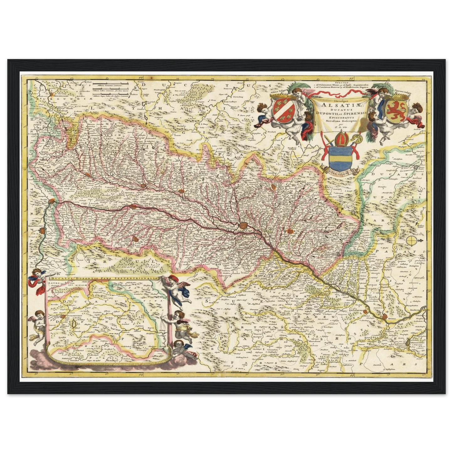 Historical city map  Test product horizontal 3 sizes