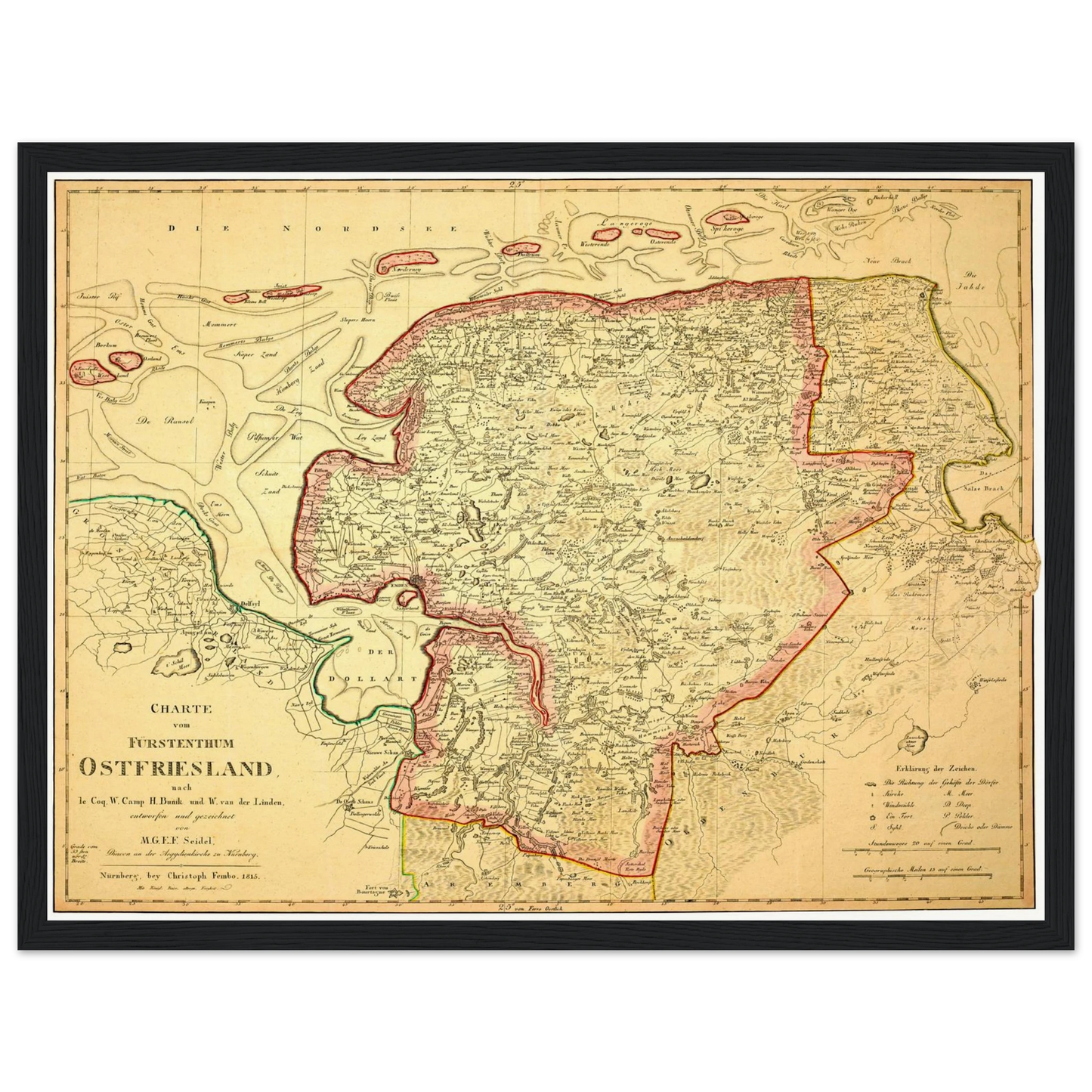 Historical city map  Test product horizontal 3 sizes