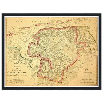 Historical city map  Test product horizontal 3 sizes