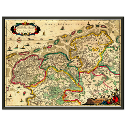 Historical city map  Test product horizontal 3 sizes