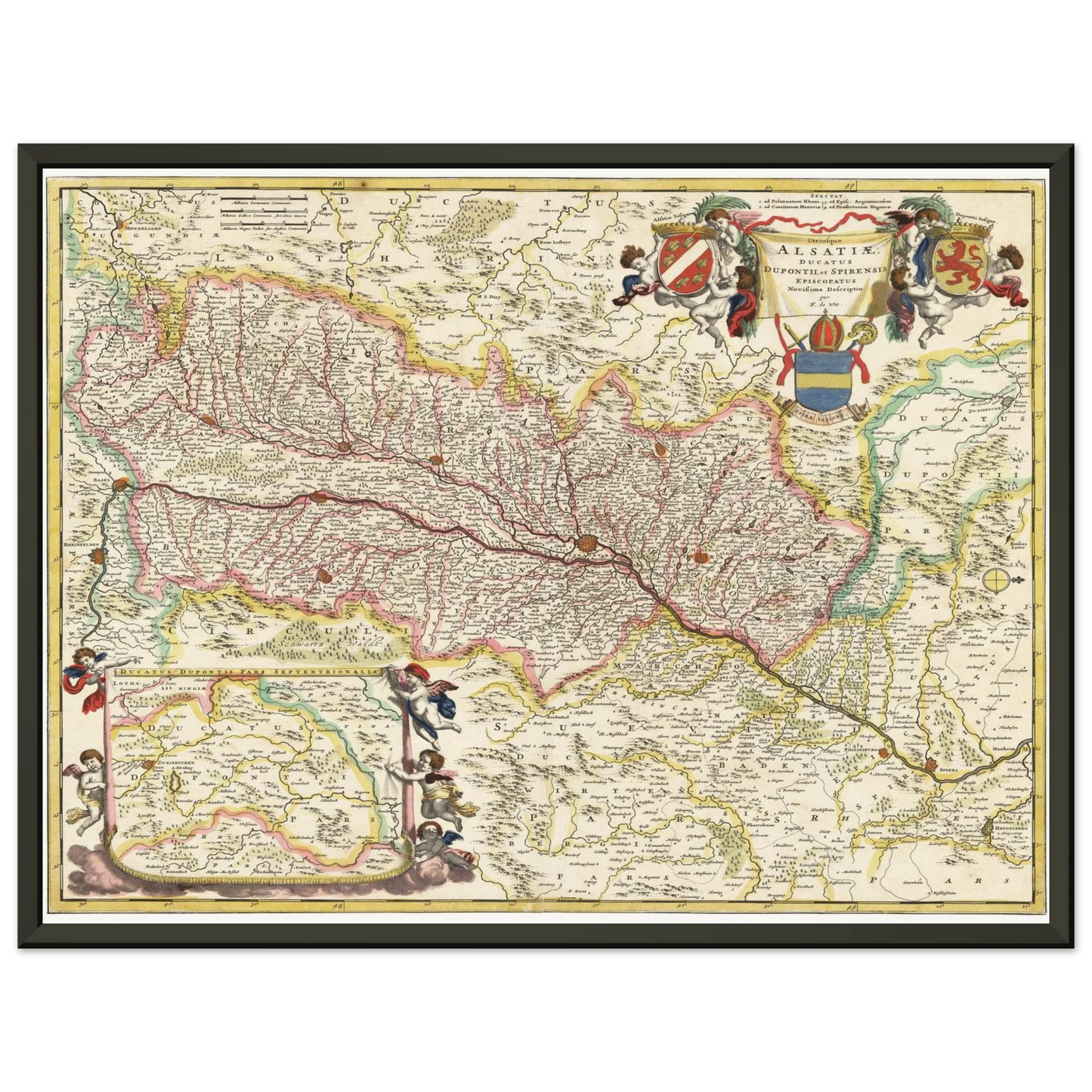 Historical city map  Test product horizontal 3 sizes