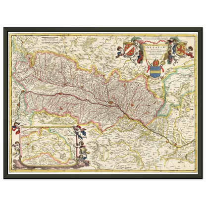 Historical city map  Test product horizontal 3 sizes