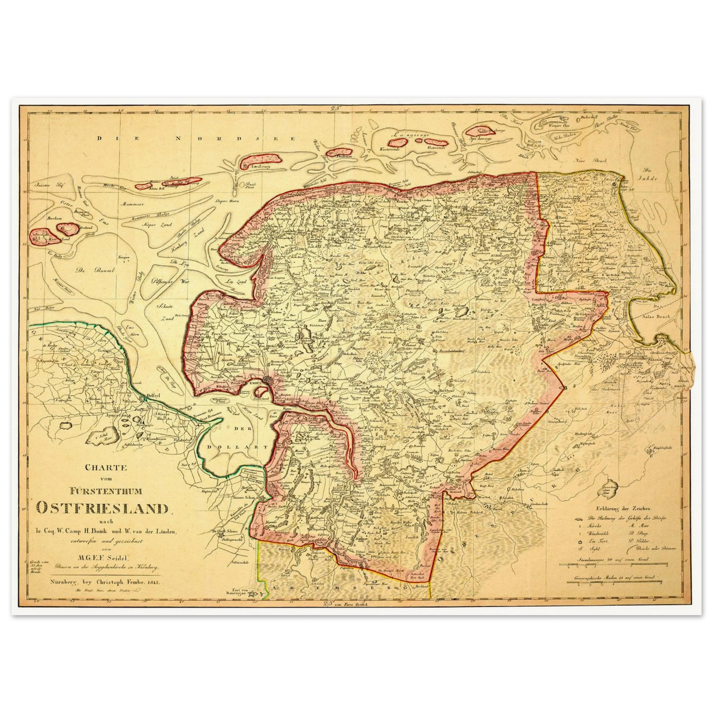 Historical city map  Test product horizontal 3 sizes