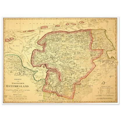 Historical city map  Test product horizontal 3 sizes