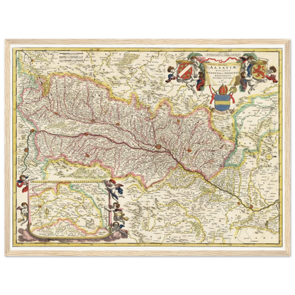 Historical city map  Test product horizontal 3 sizes