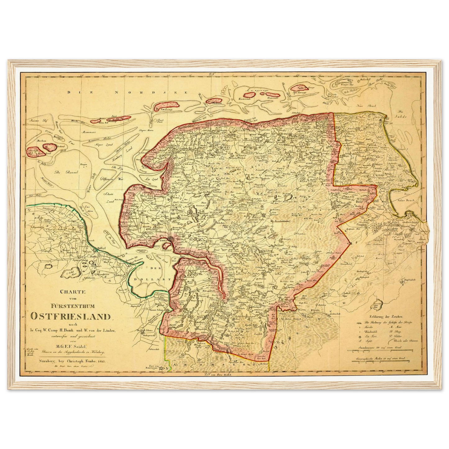 Historical city map  Test product horizontal 3 sizes