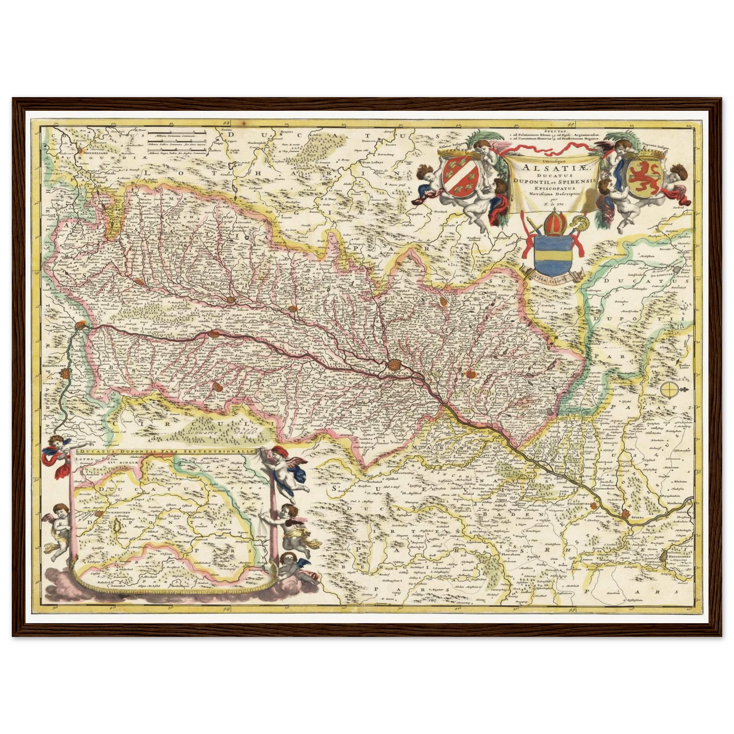 Historical city map  Test product horizontal 3 sizes