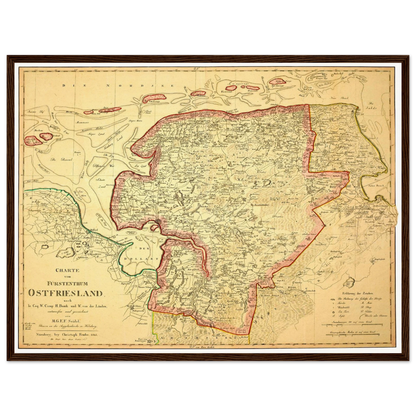 Historical city map  Test product horizontal 3 sizes