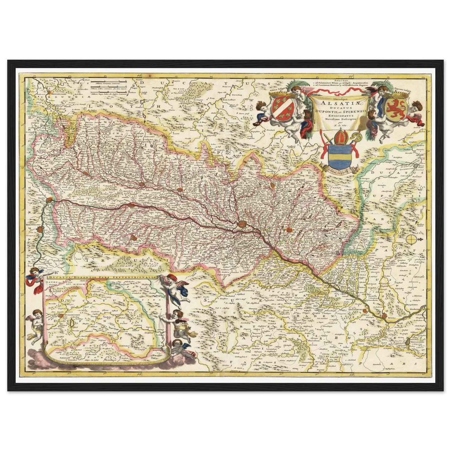 Historical city map  Test product horizontal 3 sizes