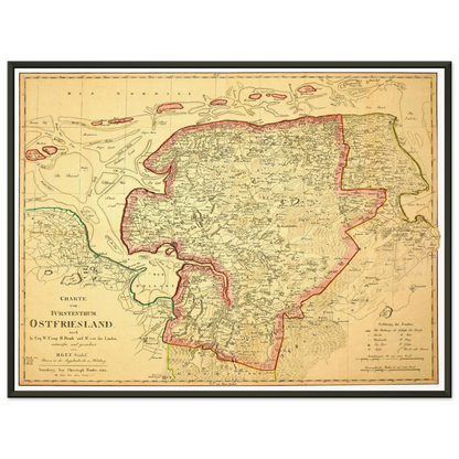 Historical city map  Test product horizontal 3 sizes