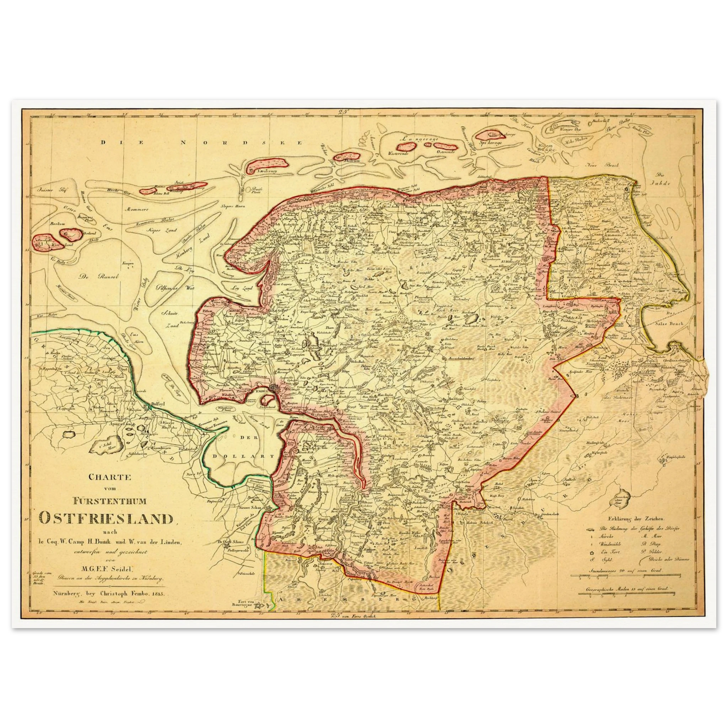 Historical city map  Test product horizontal 3 sizes