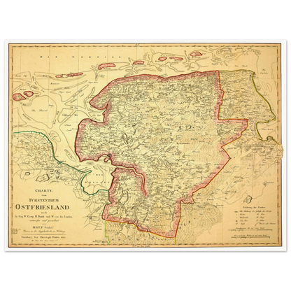 Historical city map  Test product horizontal 3 sizes