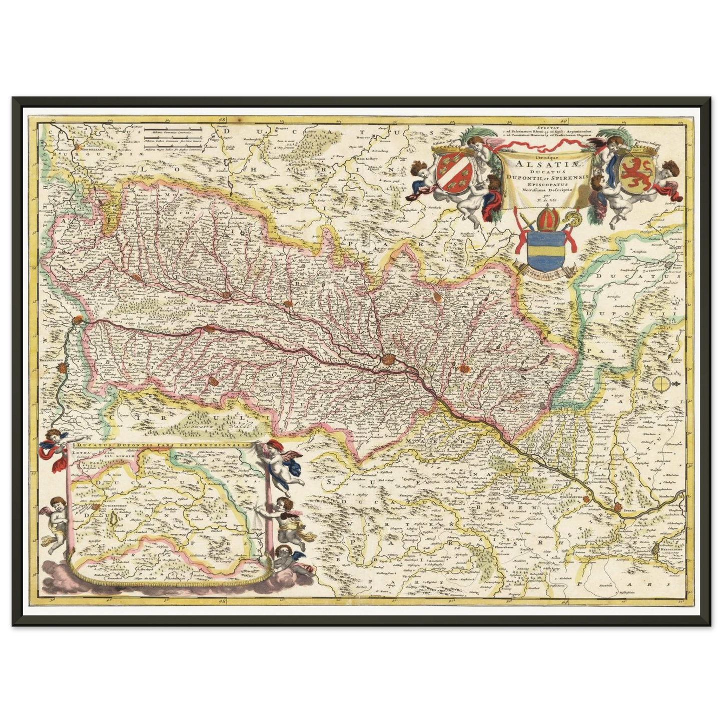 Historical city map  Test product horizontal 3 sizes