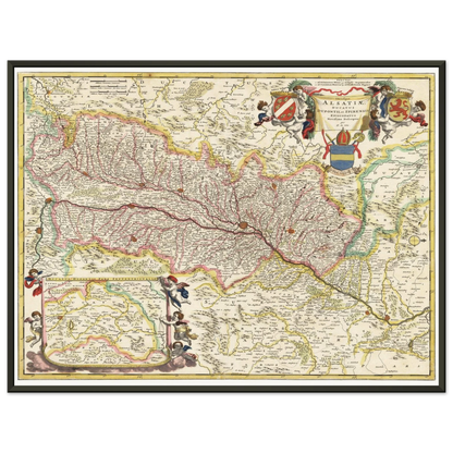 Historical city map  Test product horizontal 3 sizes