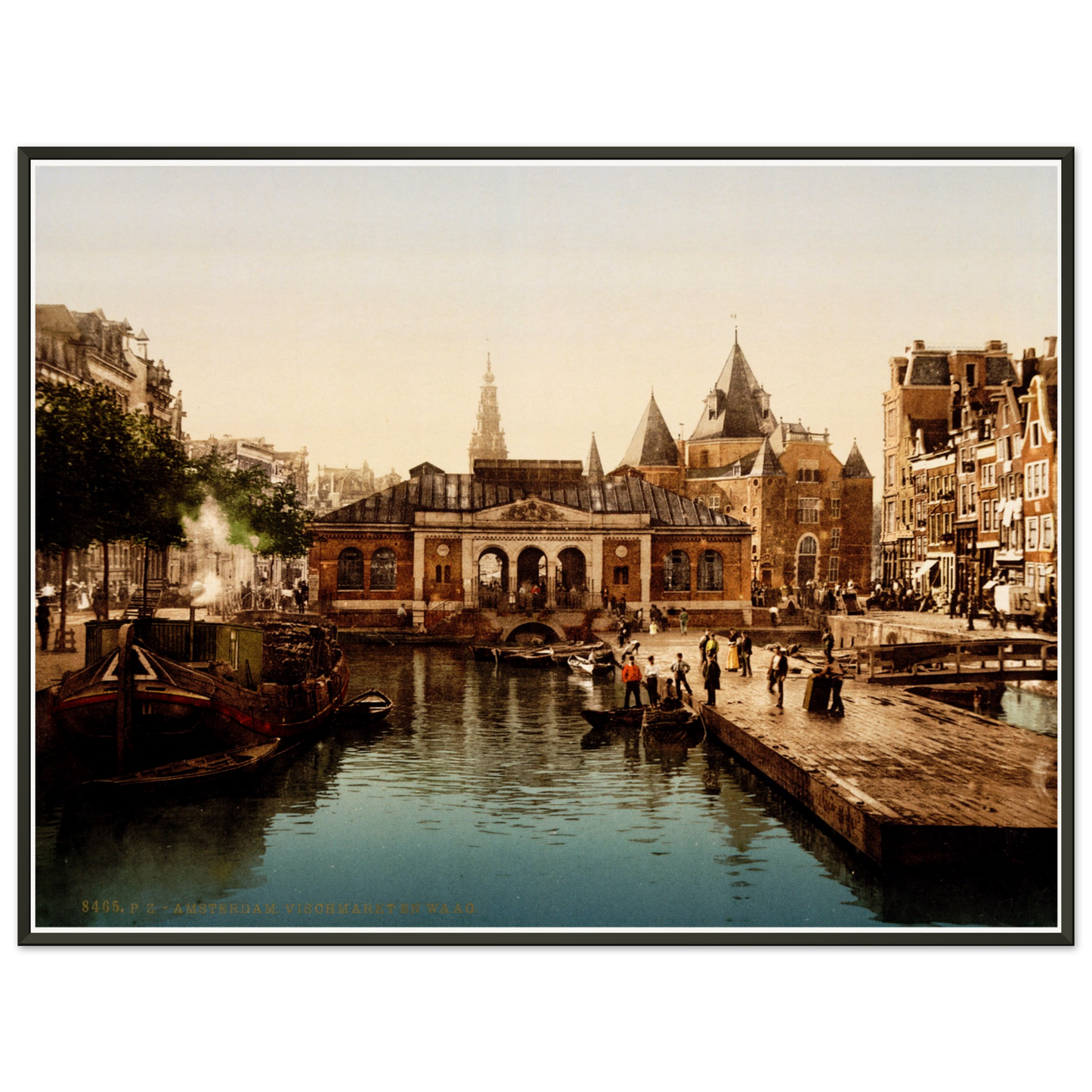 Amsterdam Fischmarkt um 1895