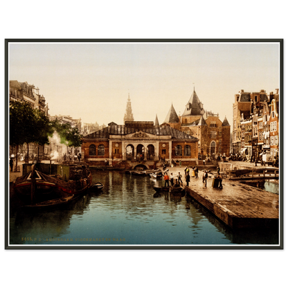 Amsterdam Fischmarkt um 1895
