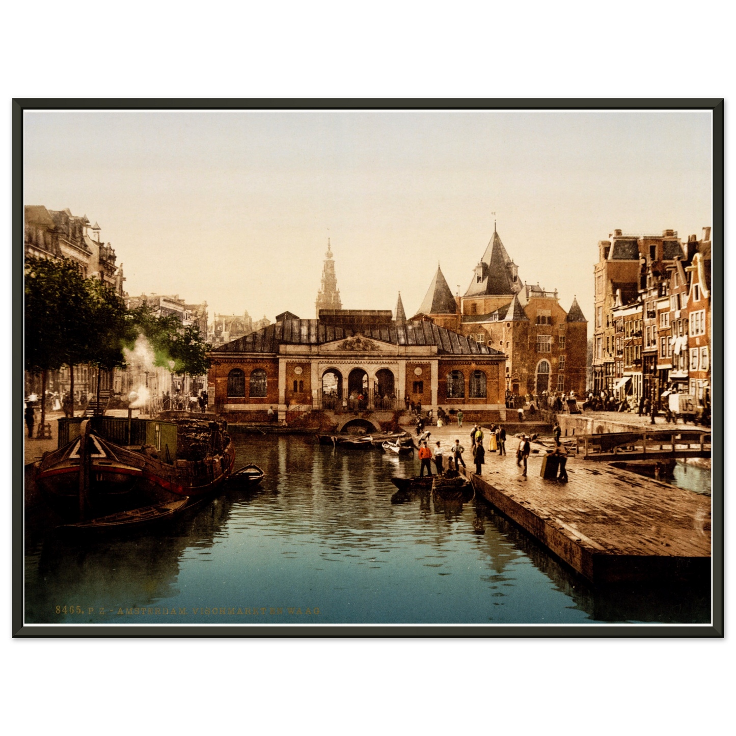 Amsterdam Fischmarkt um 1895