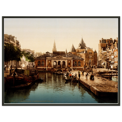 Amsterdam Fischmarkt um 1895
