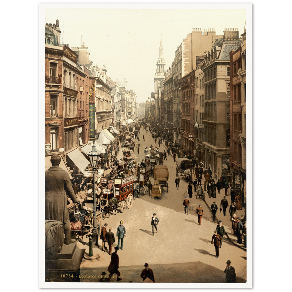 London Cheapside um 1895