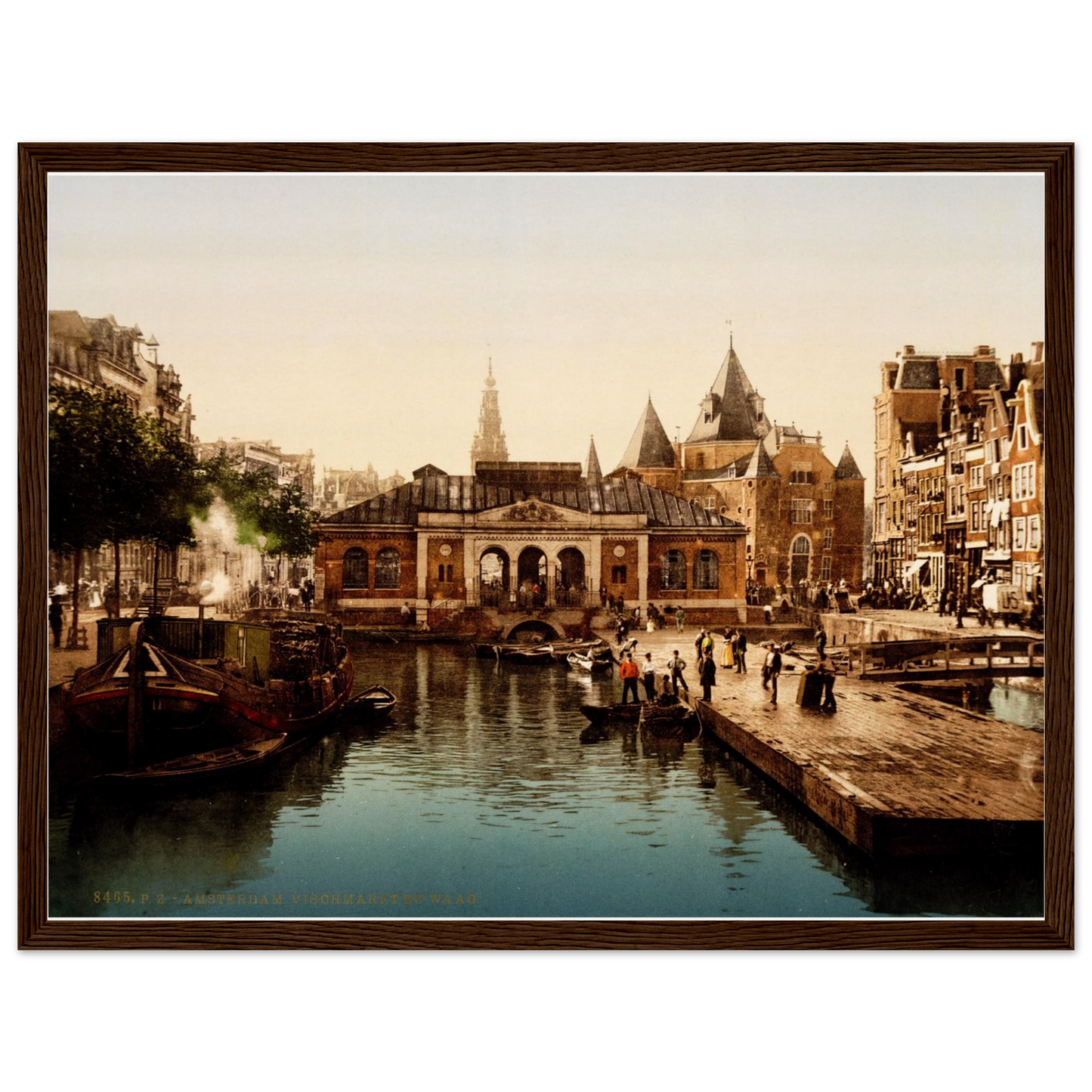 Amsterdam Fischmarkt um 1895