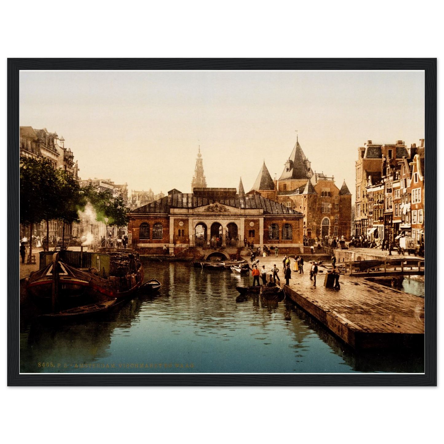 Amsterdam Fischmarkt um 1895