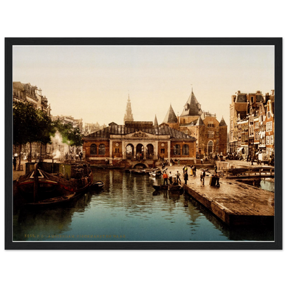 Amsterdam Fischmarkt um 1895