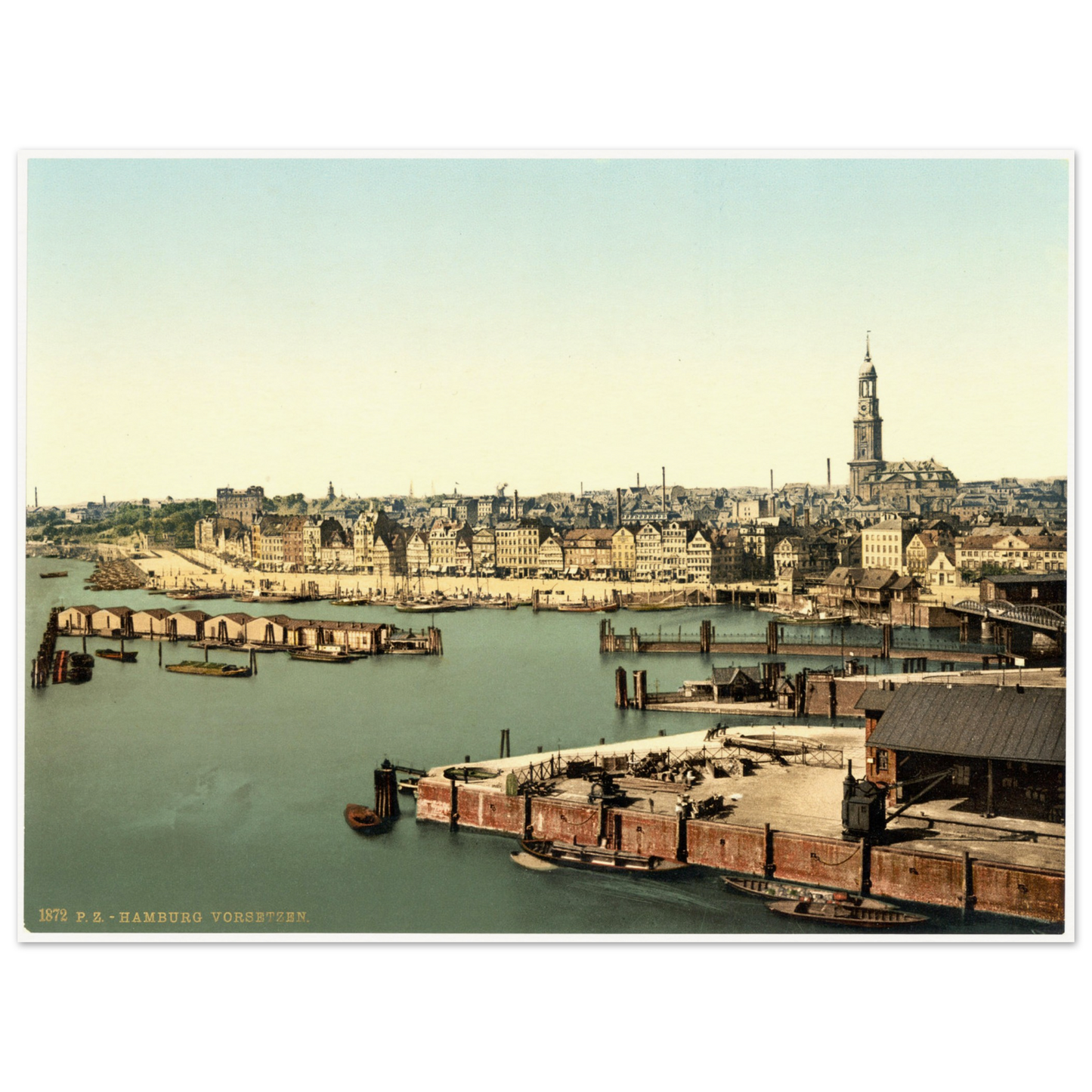 Hamburger Hafen um 1895