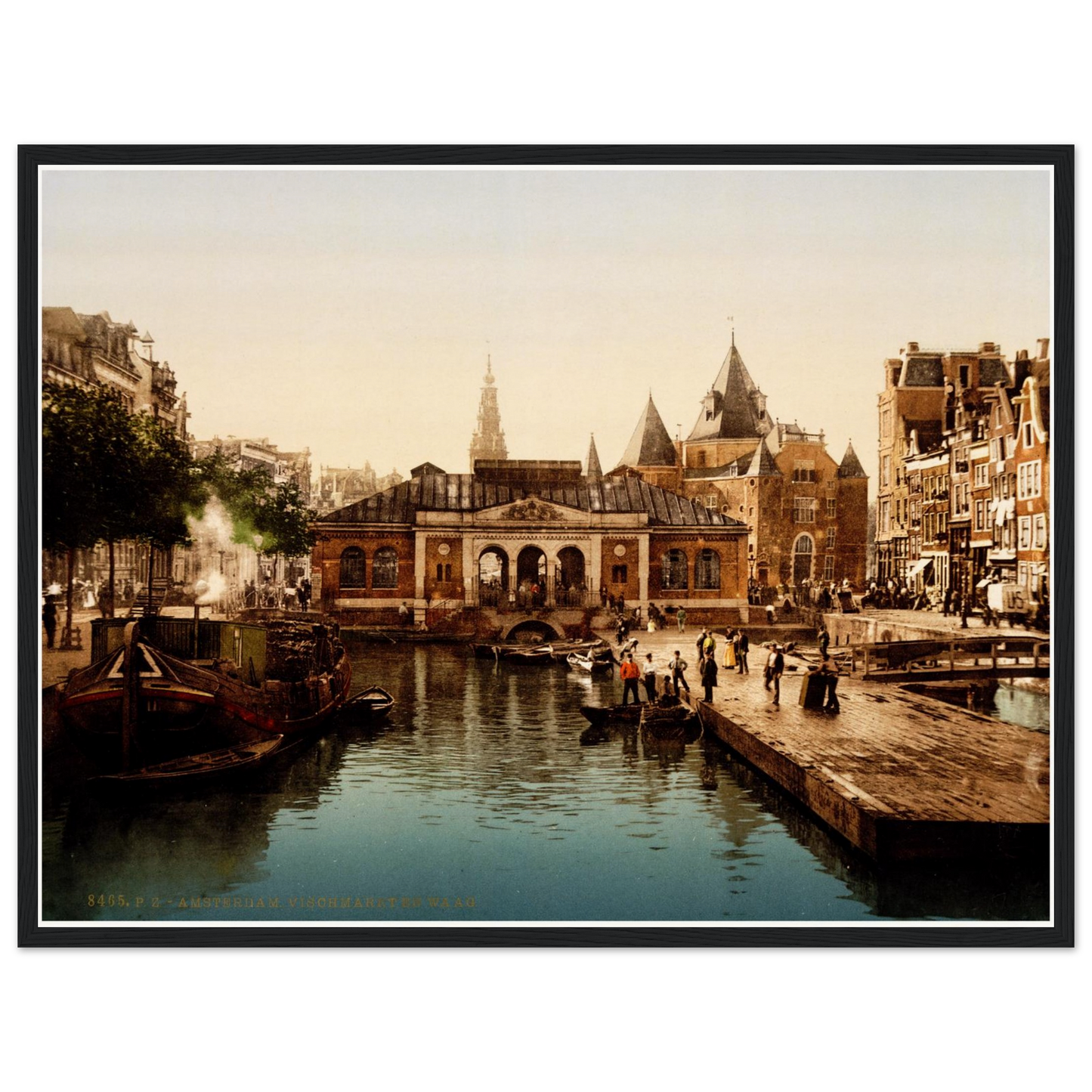 Amsterdam Fischmarkt um 1895