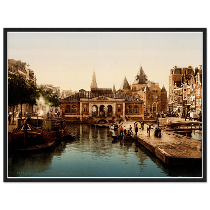 Amsterdam Fischmarkt um 1895