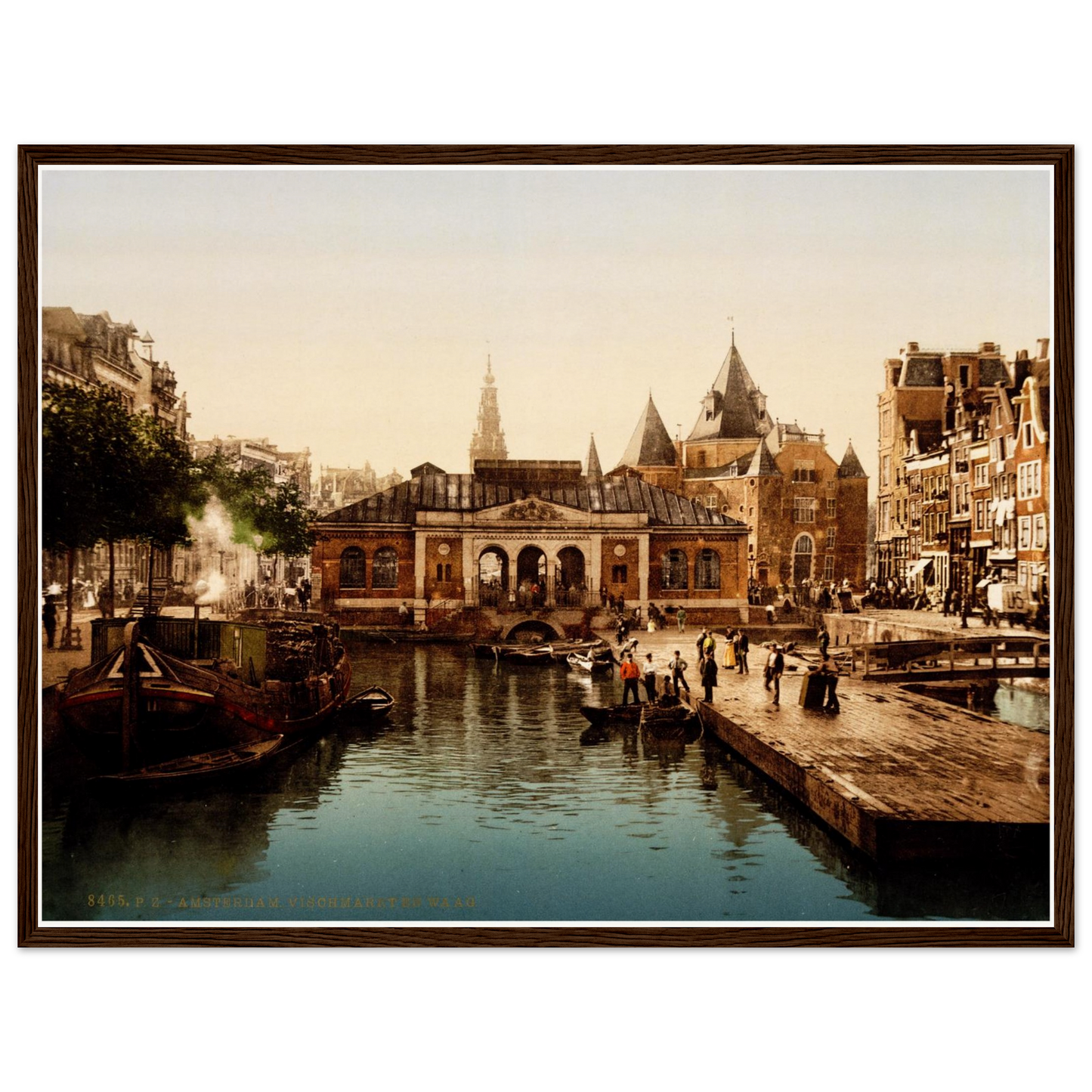 Amsterdam Fischmarkt um 1895