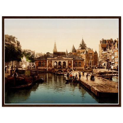 Amsterdam Fischmarkt um 1895