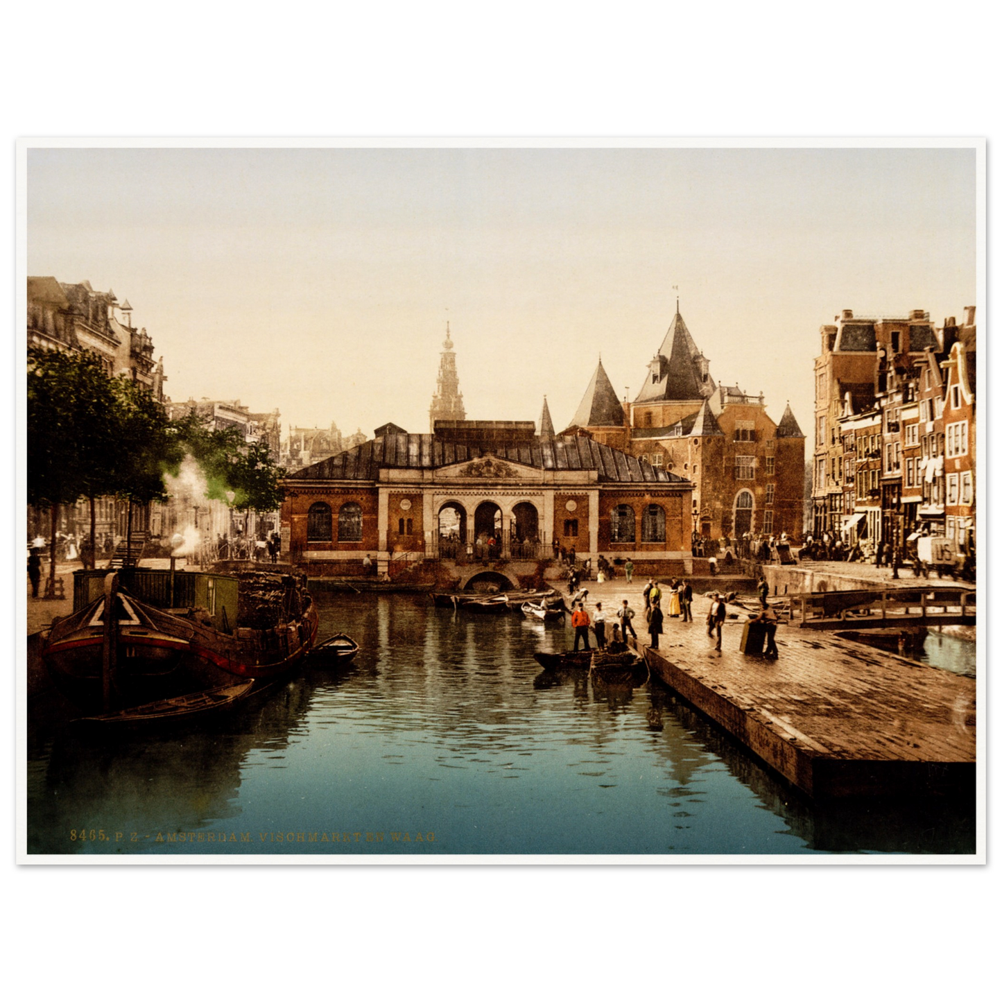 Amsterdam Fischmarkt um 1895