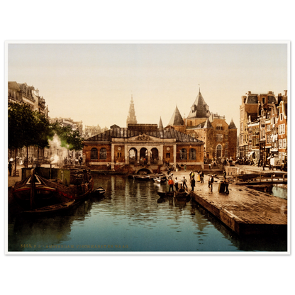 Amsterdam Fischmarkt um 1895