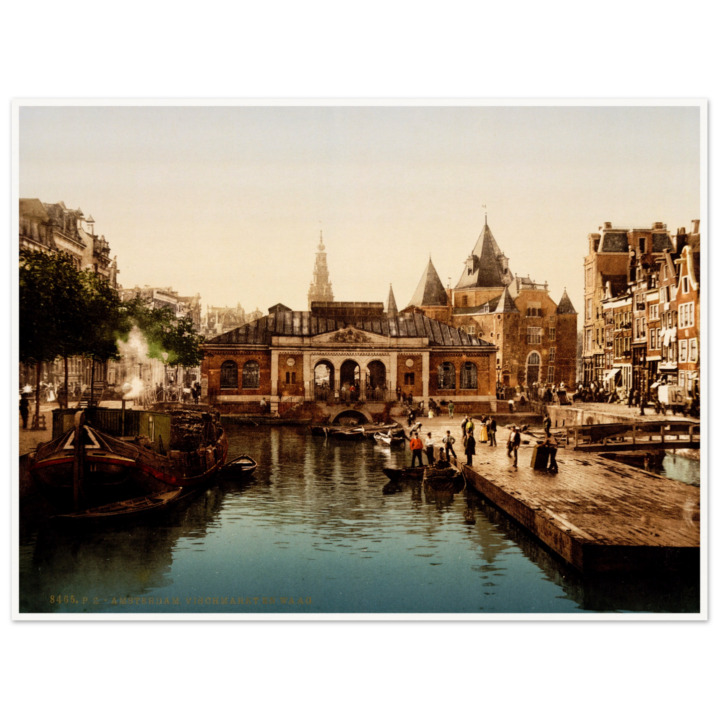 Amsterdam Fischmarkt um 1895