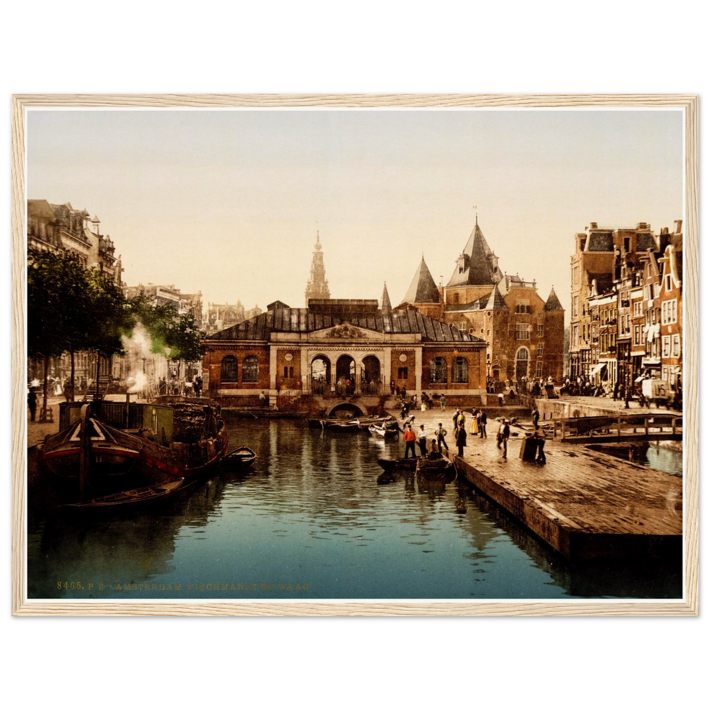 Amsterdam Fischmarkt um 1895